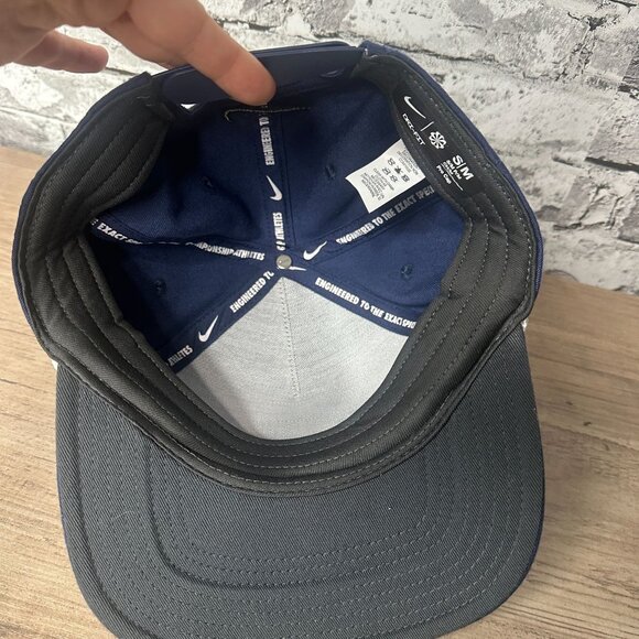 NWT Nike Men's Retro Pro Performance Snapback Hat Size S/M (Navy) HF7482-410 - Picture 10 of 15